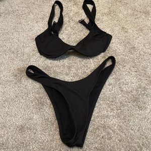 Shein Bikini Black Bikini